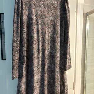 Sonoma A-Line Long Sleeve Dress